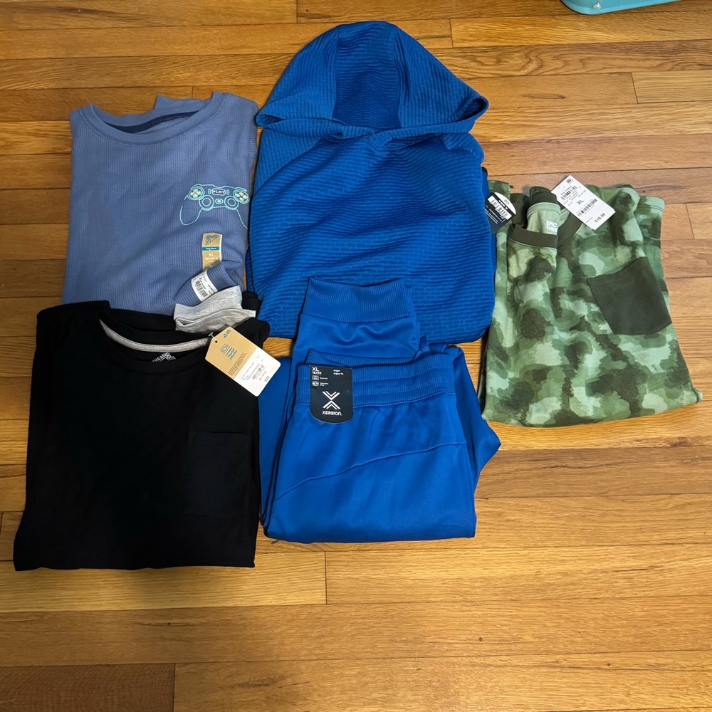 Lot of 6 piece Boys Clothes XL 18/20 NWT